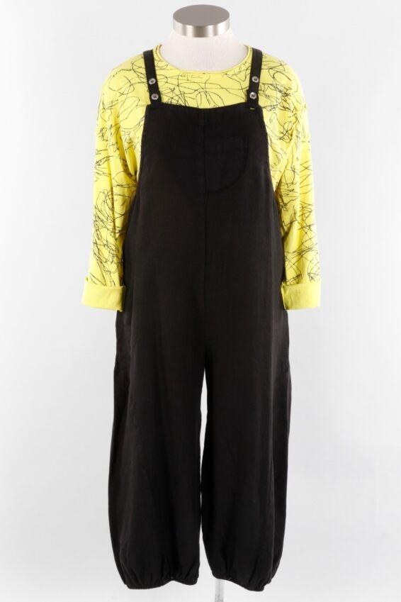 Lantern Jumpsuit - Black