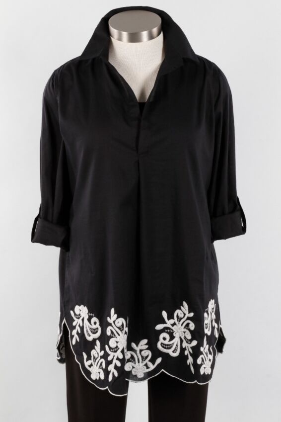 Embroidered Tunic - Halogen