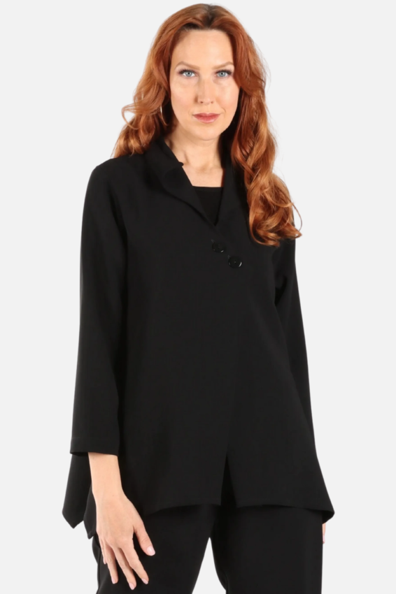 Two Button Jacket - Black