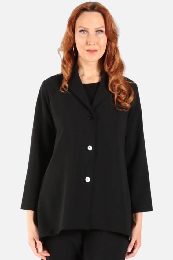 Shawl Collar Jacket - Black