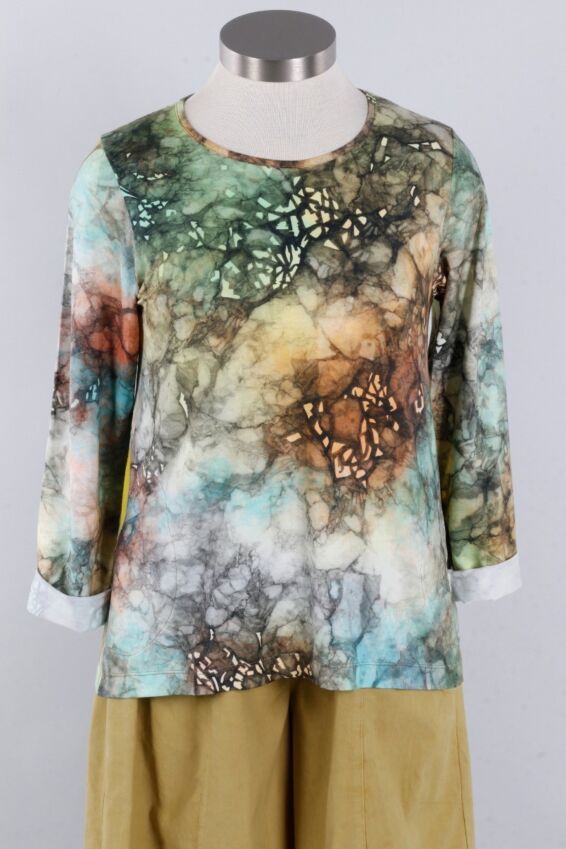 Rick Tee Plus - Rainbow Marble
