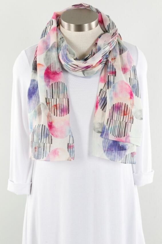 Taos Scarf - Purple & Pink