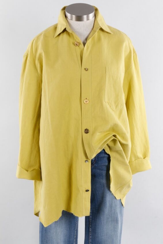 Extra Long Oversize Shirt - Lime