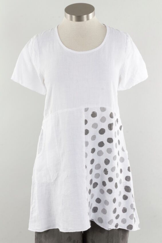 Multi Media Tunic - White