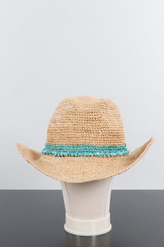 Tahiti Cowboy Hat - Turquoise