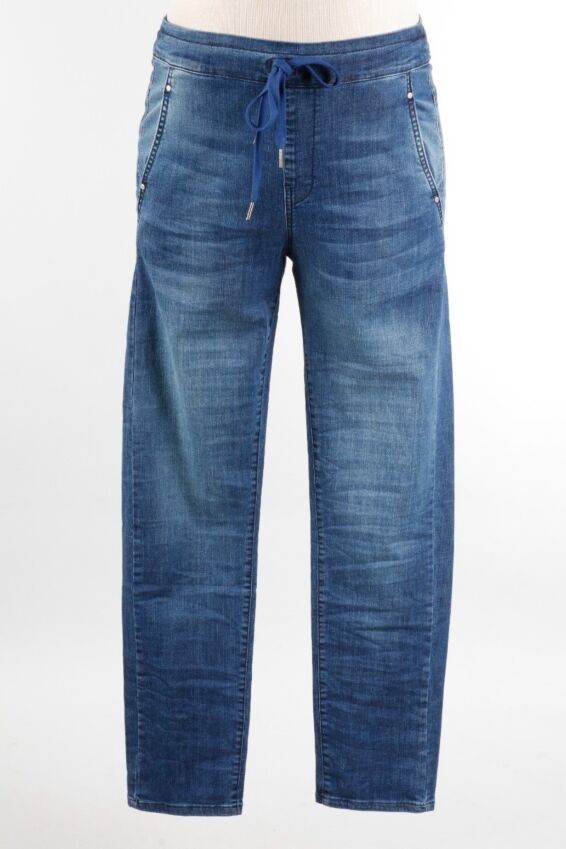 Drawstring Jean - Denim