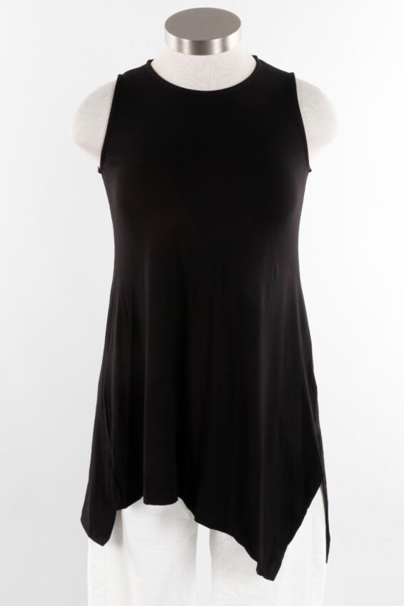 Solid Jersey Tank - Black