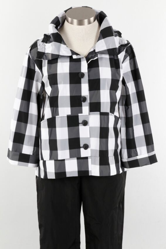 Stephanie Jacket - Black Gingham