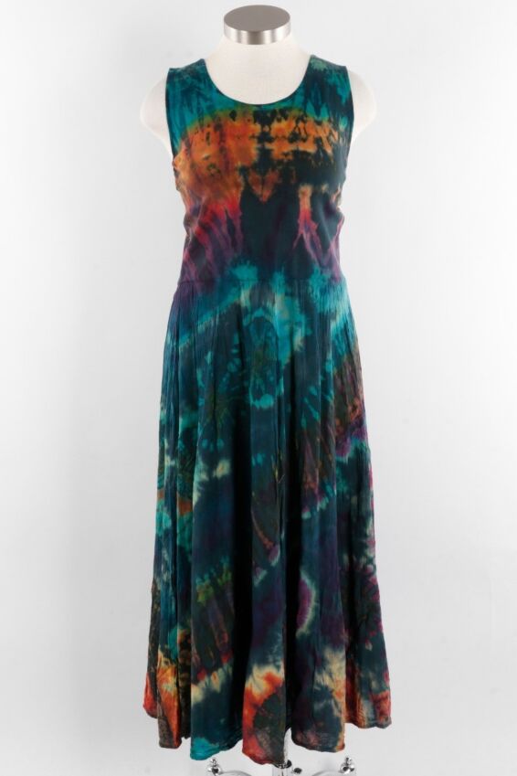 Maxi Tie Dye Dress - Multi Color #1
