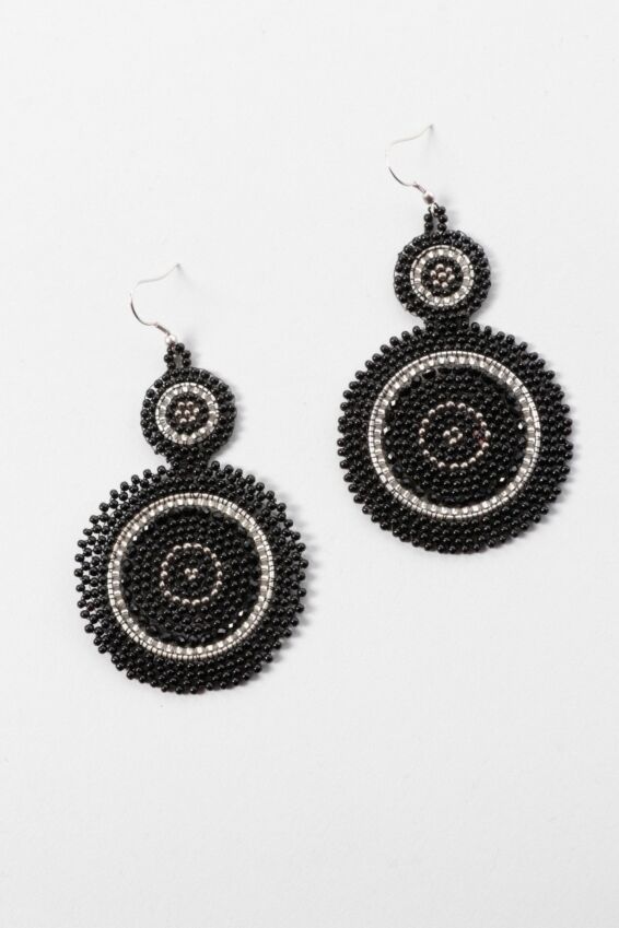 Indian Earring - Black