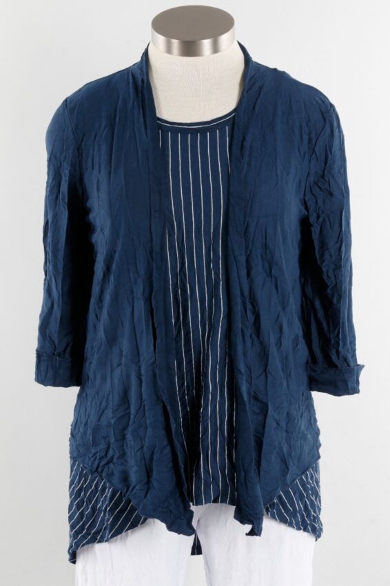 Melanie Jacket Plus - Navy