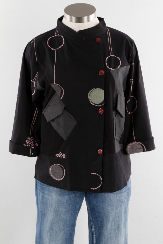 Panel Jacket - Black