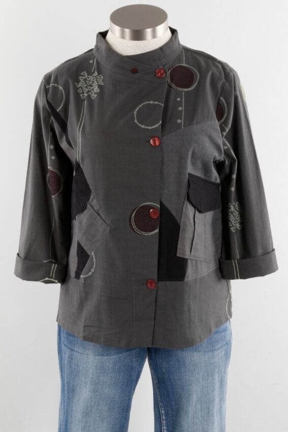 Panel Jacket - Grey