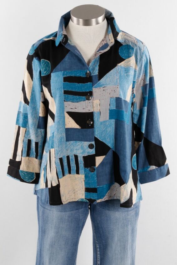 Simple Jacket - Blue Mix