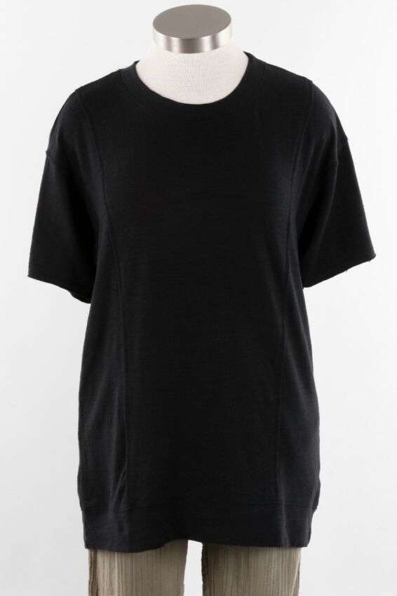 Half Sleeve Pullover - Black