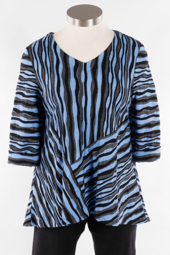 Pieced Tunic - Periwinkle
