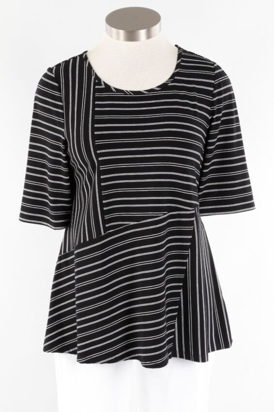 Illusion Tunic - Black