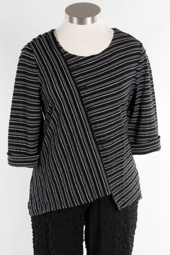 Mixed Pullover - Black