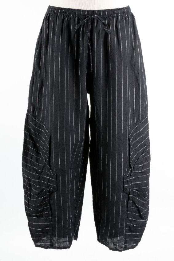 Panel Pant - Black Stripe
