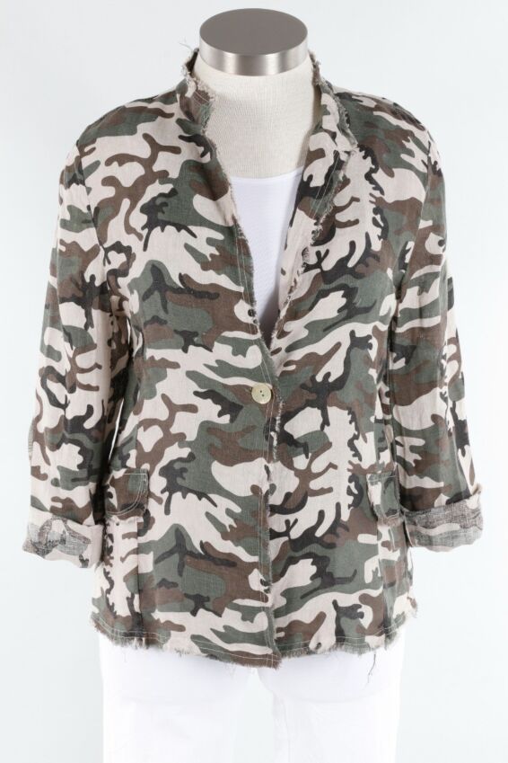 Button Jacket - Camo