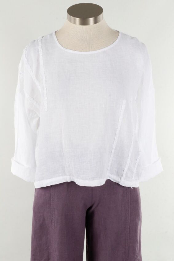 Boxy Top - White
