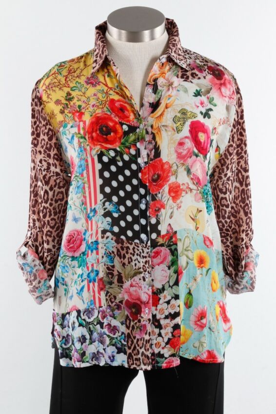 Dynamic Button Down Shirt - Dots