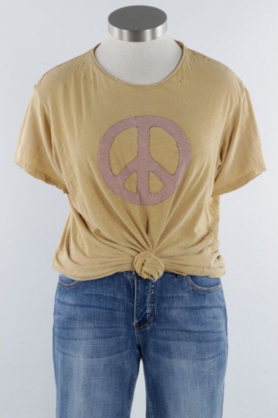 Peace Tee - Marigold 