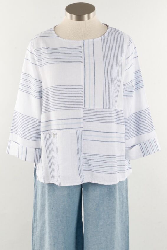 Boxy Pullover - Indigo