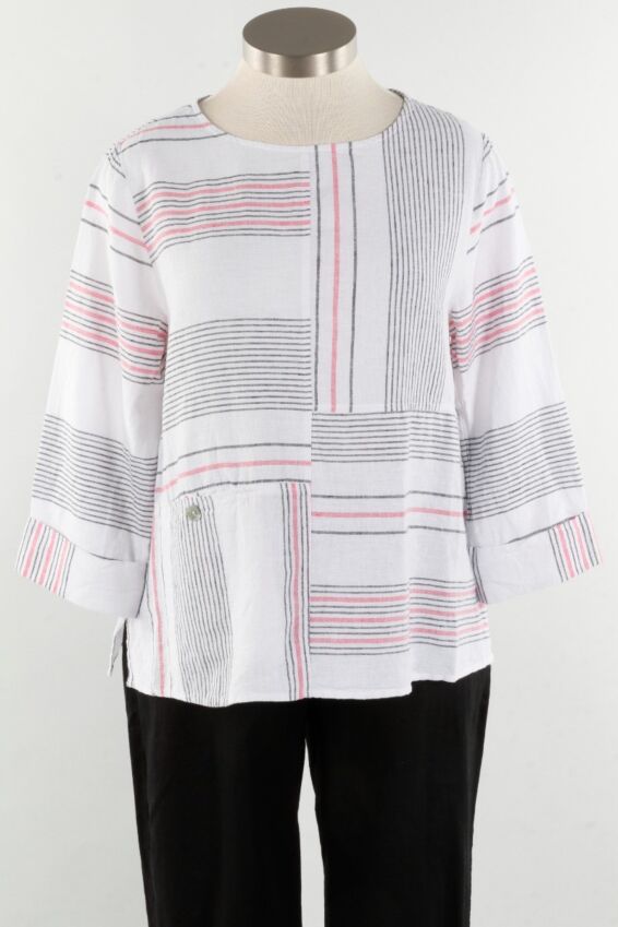 Boxy Pullover - Raspberry