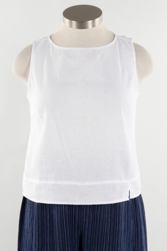 Boatneck Shell - White