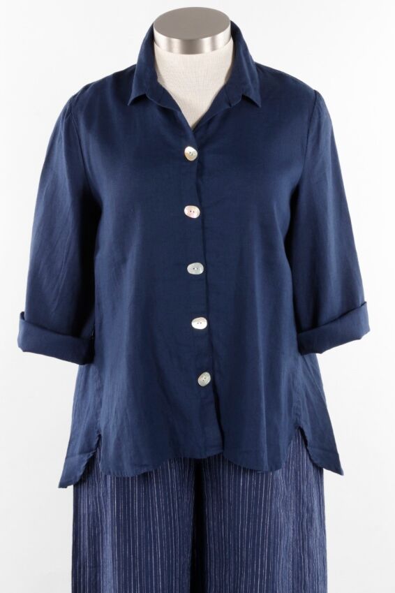 Wrap Tunic - Navy