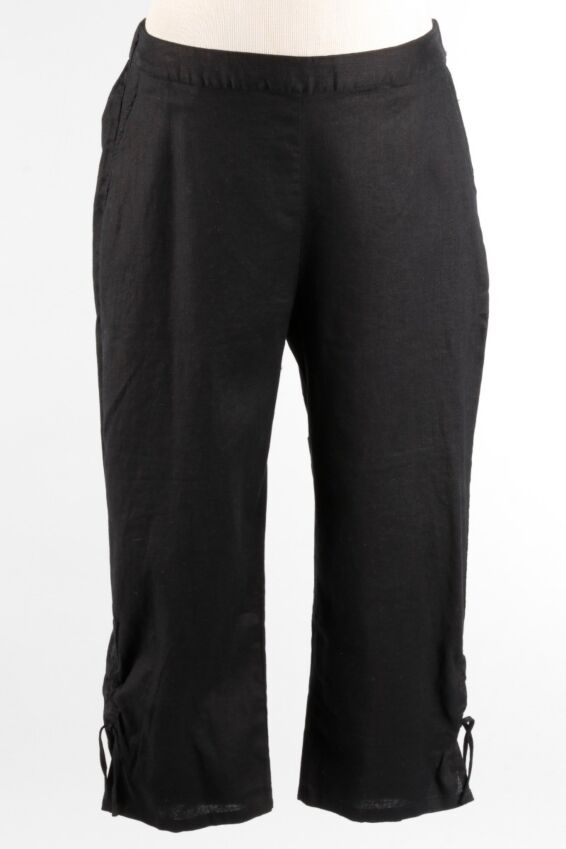 Ruched Capri - Black