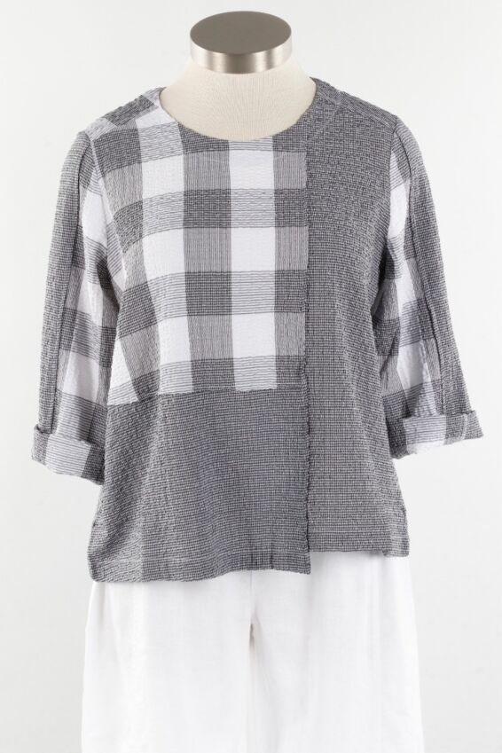Lapped Seam Pullover - White