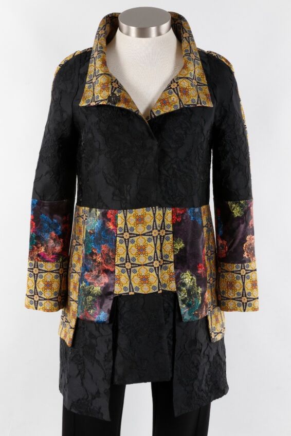 Snap Jacket - Black Multi