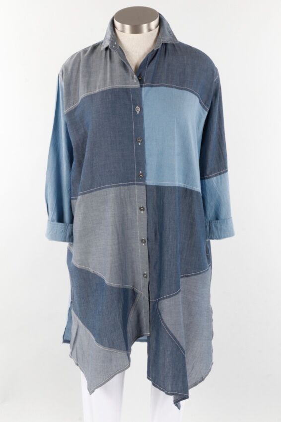Plot Shirt - Mixed Ocean