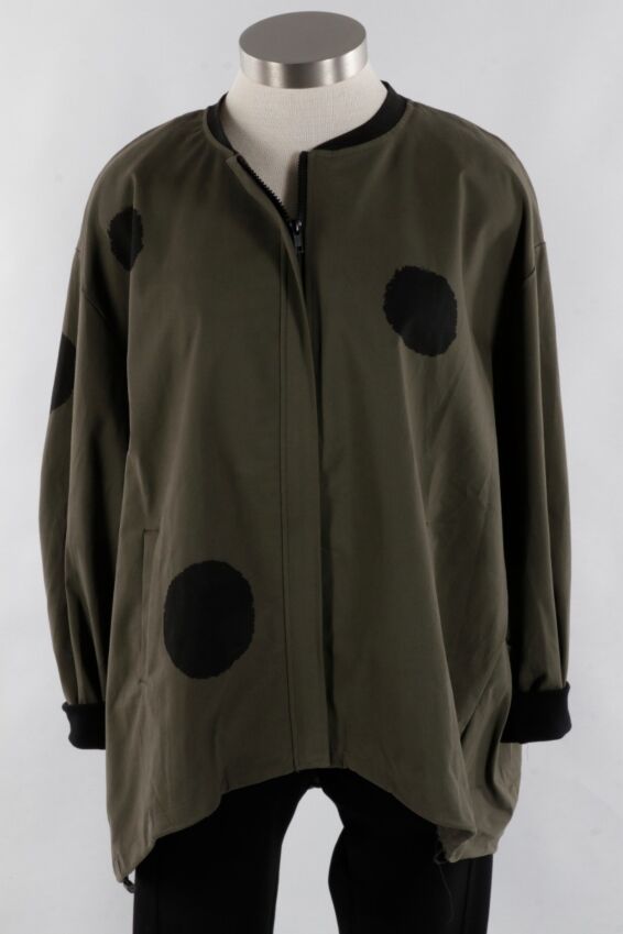 Mod Baseball Jacket - Olive