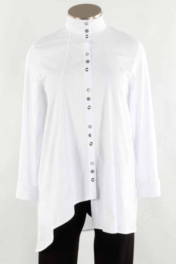 Priscilla Shirt Plus - White