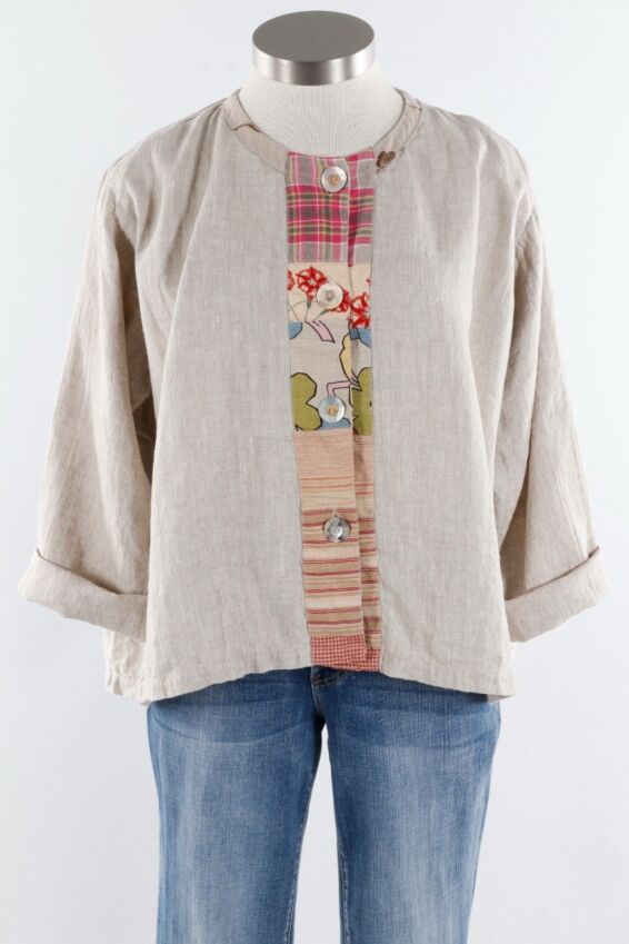 Patch Jacket - Khaki
