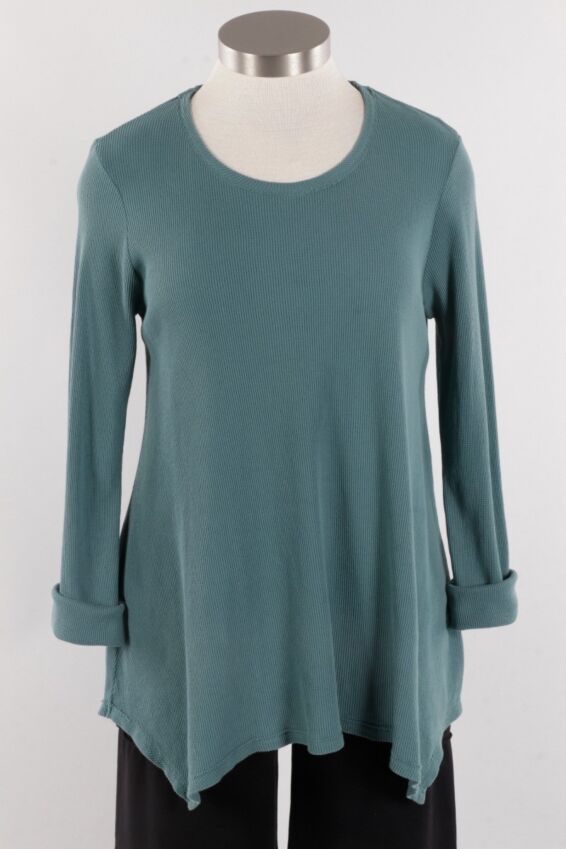 Waffle A-Line Tunic - Reef