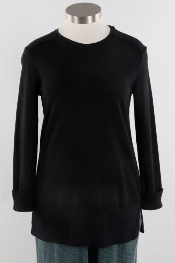 Split Tunic - Black