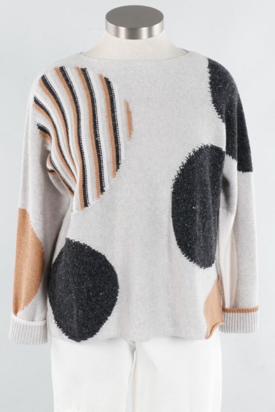 Mega Dot Pullover - Marl