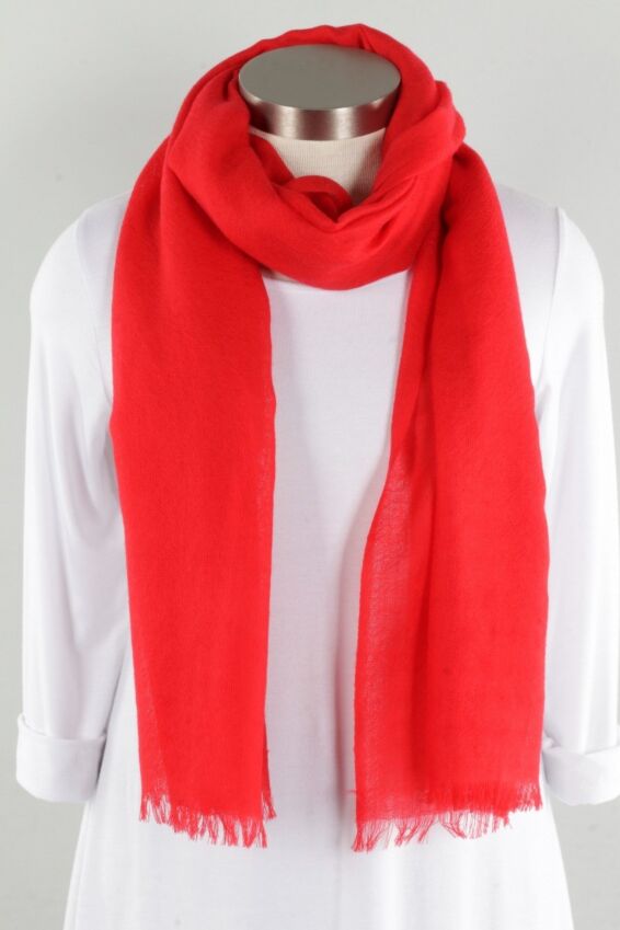 Wool Wrap - Classic Red