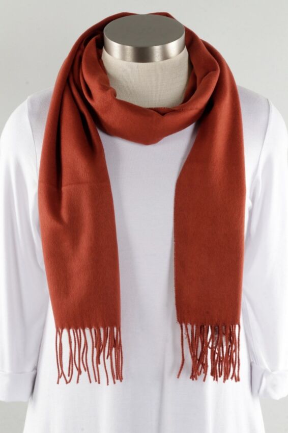 Essential Oversized Scarf - Rust