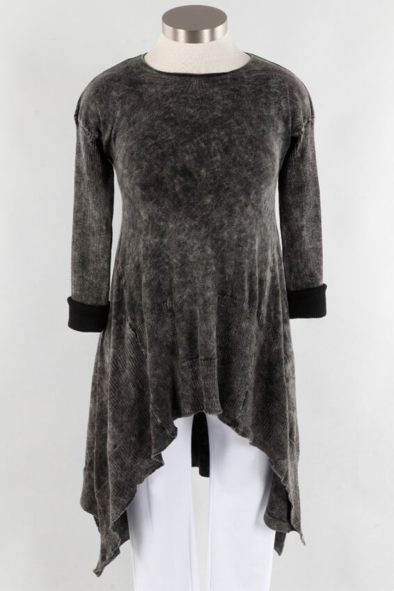 High Low Tunic - Black