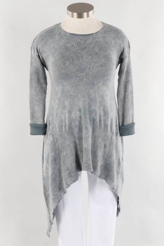 High Low Tunic - Light Grey