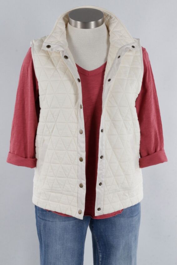 Bomber Vest - Ivory