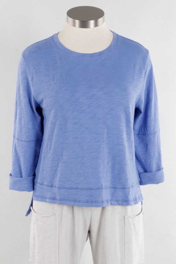 Boxy Tee - Baja Blue