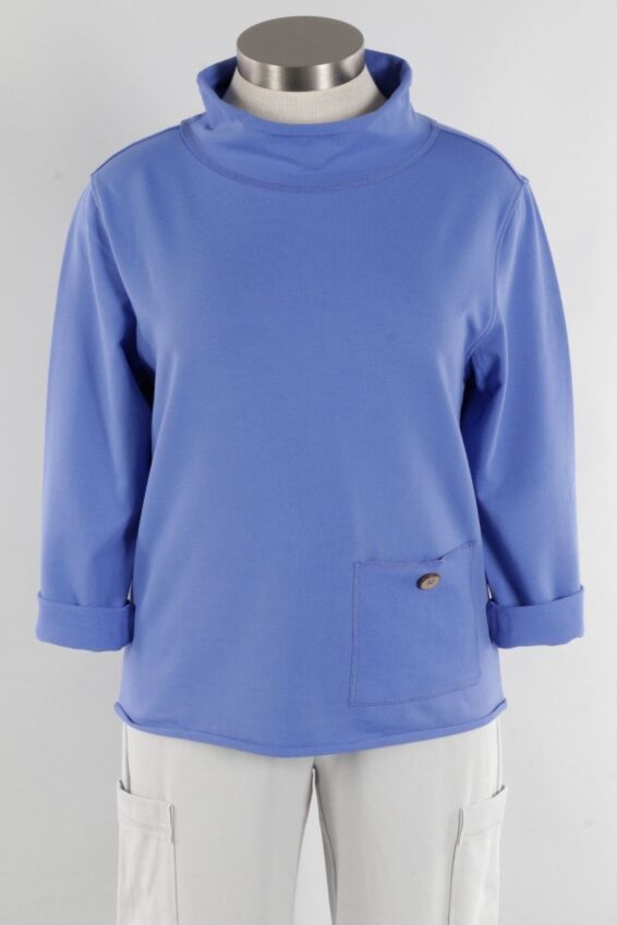 Pocket Pullover - Baja Blue