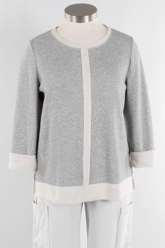 Raw Edge Pullover - Dune