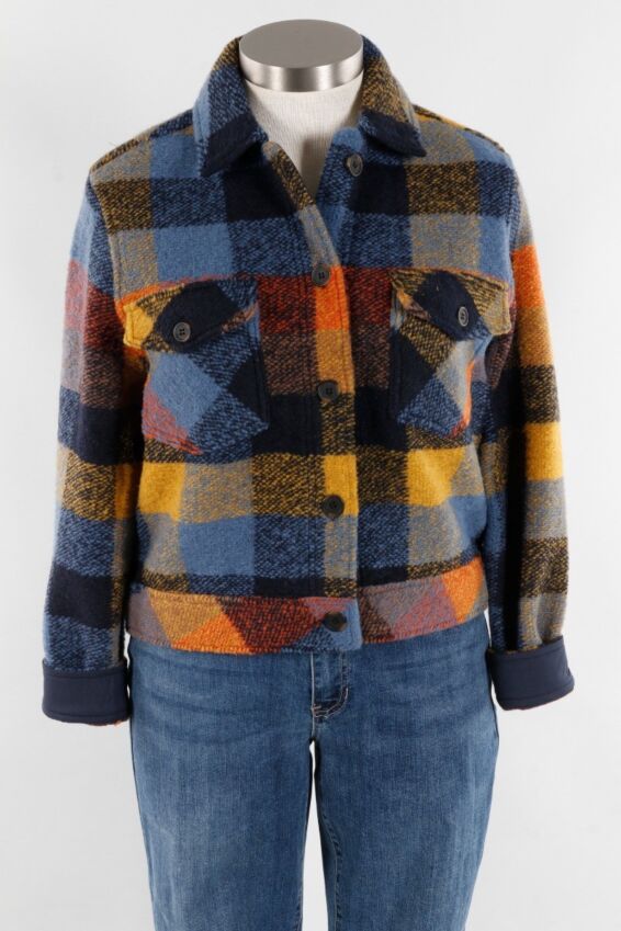 Boiled Wool Jacket - Spice